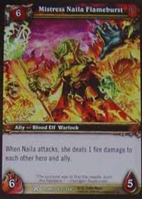 warcraft tcg drums of war mistress naila flameburst