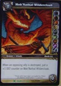 warcraft tcg drums of war mok nathal wildercloak