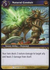 warcraft tcg drums of war natural conduit