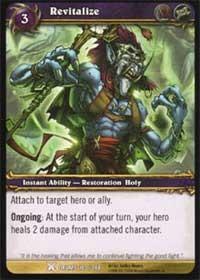 warcraft tcg drums of war revitalize