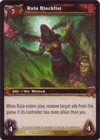 warcraft tcg drums of war rula blackfist