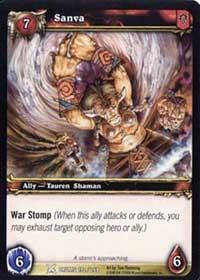 warcraft tcg drums of war sanva