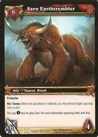 warcraft tcg drums of war sarn earthtrembler