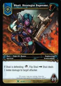 warcraft tcg drums of war shaii strategist supreme