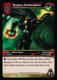 warcraft tcg drums of war sinthya flabberghast