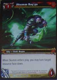 warcraft tcg drums of war skumm bag go