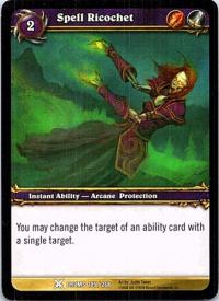 warcraft tcg drums of war spell ricochet