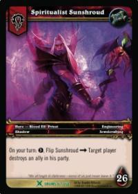 warcraft tcg drums of war spiritualist sunshroud