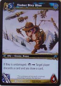 warcraft tcg drums of war tinker bixy blue