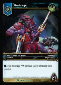 warcraft tcg drums of war umbrage