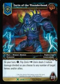 warcraft tcg drums of war zorin of the thunderhead