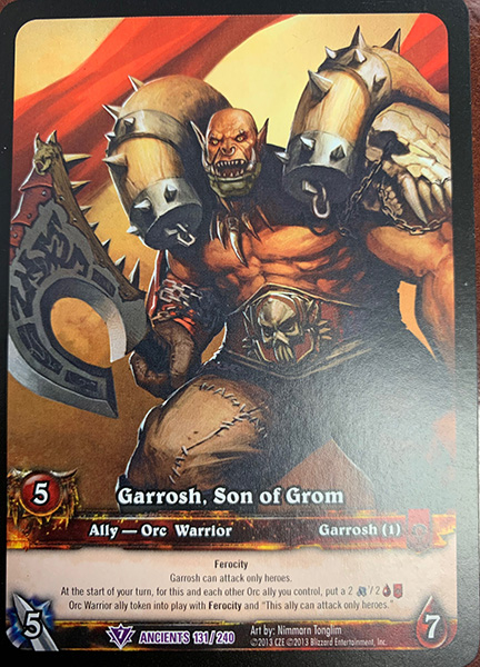 Garrosh, Son of Grom (EA) (Standard Art)