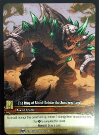 warcraft tcg extended art the ring of blood rokdar the sundered lord