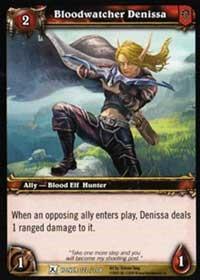 warcraft tcg fields of honor bloodwatcher denissa