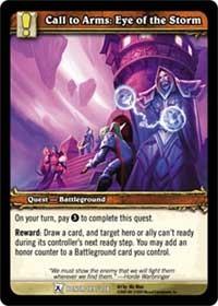 warcraft tcg fields of honor call to arms eye of the storm