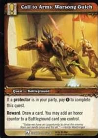 warcraft tcg fields of honor call to arms warsong gulch
