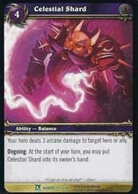 warcraft tcg fields of honor celestial shard