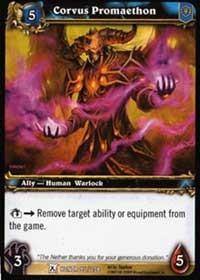 warcraft tcg fields of honor corvus promaethon