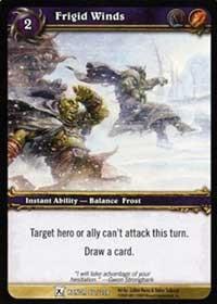 warcraft tcg fields of honor frigid winds