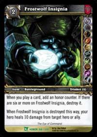 warcraft tcg fields of honor frostwolf insignia