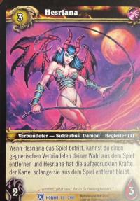 warcraft tcg fields of honor hesriana german