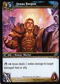 warcraft tcg fields of honor jonas targan