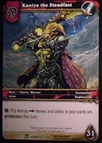 warcraft tcg fields of honor kaniya the steadfast