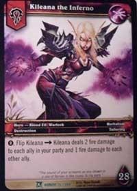 warcraft tcg fields of honor kileana the inferno