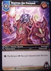 warcraft tcg fields of honor kinivus the focused