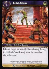 warcraft tcg fields of honor lead astray