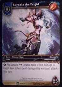 warcraft tcg fields of honor loraala the frigid