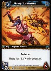 warcraft tcg fields of honor maeryl leafstrike