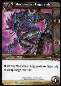 warcraft tcg fields of honor marksman s legguards