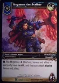 warcraft tcg fields of honor meganna the stalker