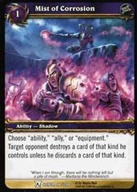 warcraft tcg fields of honor mist of corrosion
