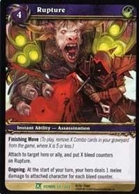 warcraft tcg fields of honor rupture