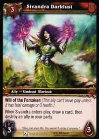 warcraft tcg fields of honor sivandra darklust