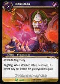 warcraft tcg fields of honor soulstone