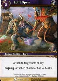 warcraft tcg fields of honor split open