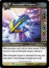 warcraft tcg fields of honor stormpike insignia