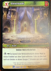 warcraft tcg fields of honor undercity german