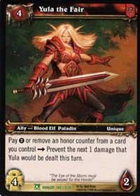 warcraft tcg fields of honor yula the fair