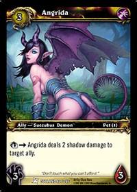 warcraft tcg fires of outland angrida