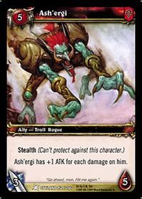 warcraft tcg fires of outland ash ergi