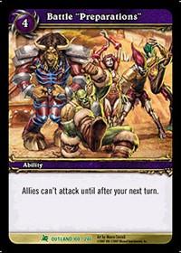 warcraft tcg fires of outland battle preparations