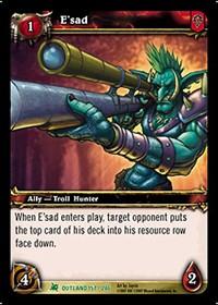 warcraft tcg fires of outland e sad