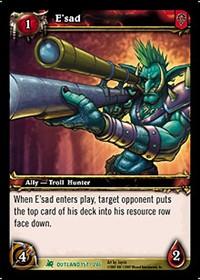 warcraft tcg fires of outland e sad