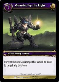 warcraft tcg fires of outland guarded by the light