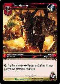 warcraft tcg fires of outland indalamar