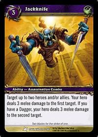 warcraft tcg fires of outland jackknife